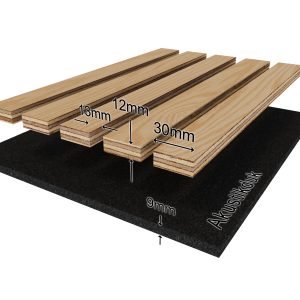Alternative view of Akustikpanel Plywood - Ribbor